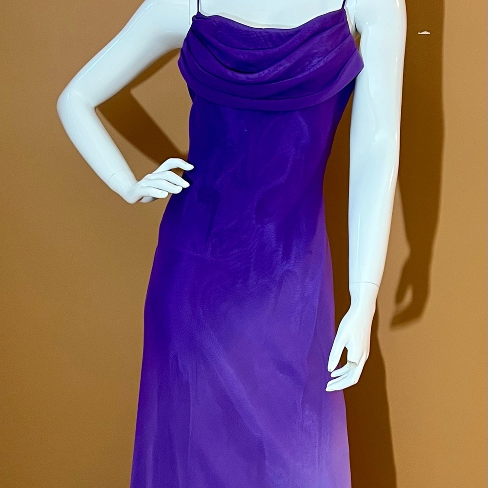 Elegant Purple Evening Dress